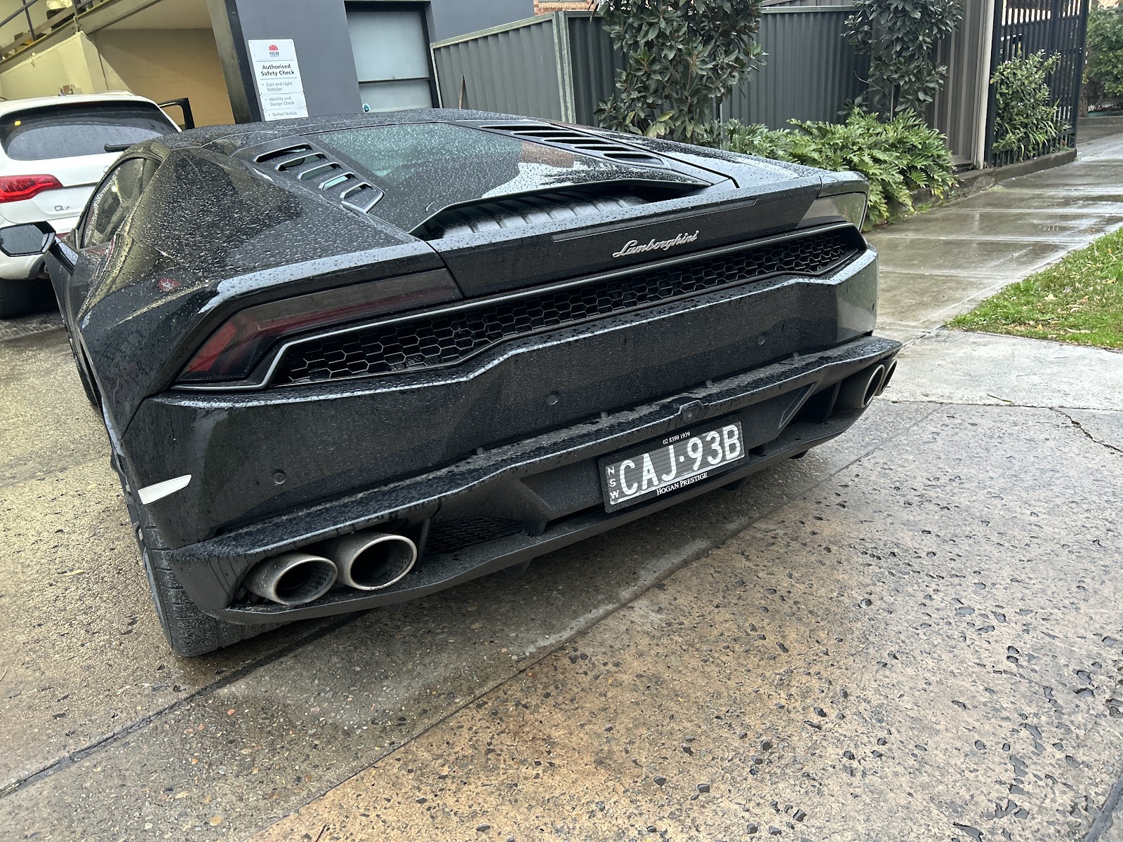 Lamborghini Huracan in for servicing